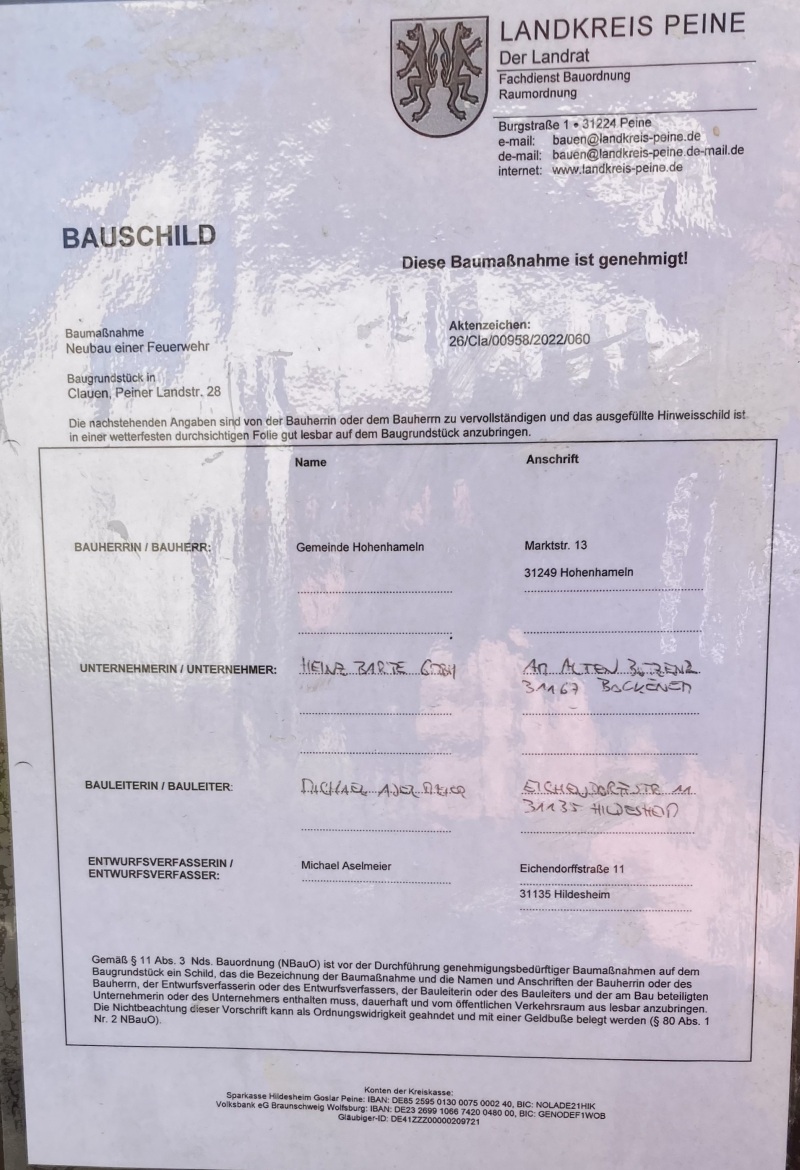 Bauschild