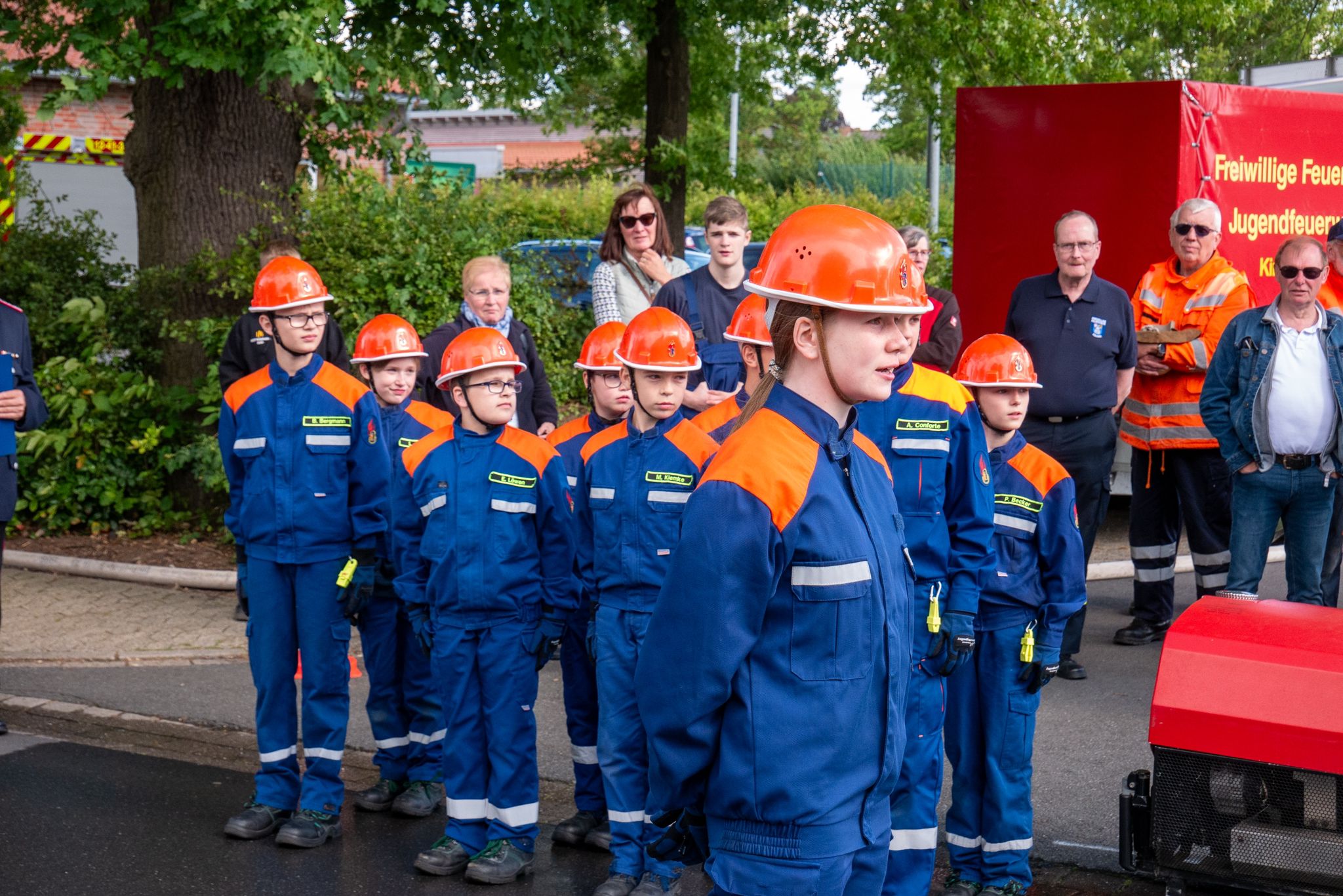 Die Jugenfeuerwehr Mehrum Gruppe 1 angetreten beim Wettkampf Die Jugenfeuerwehr Mehrum Gruppe 1 angetreten beim Wettkampf