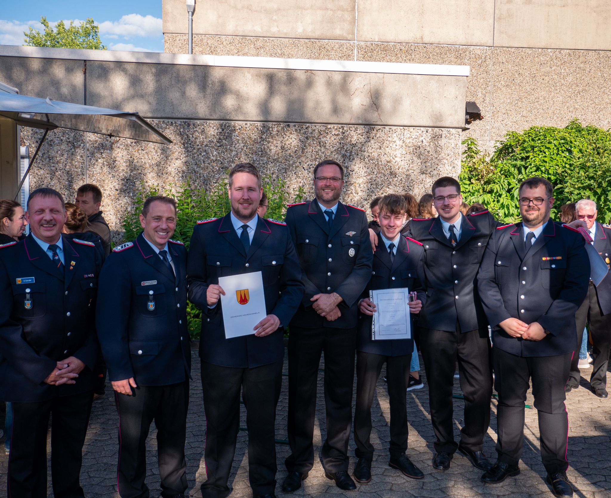 Gruppenfoto der Beförderten Gruppenfoto der Beförderten