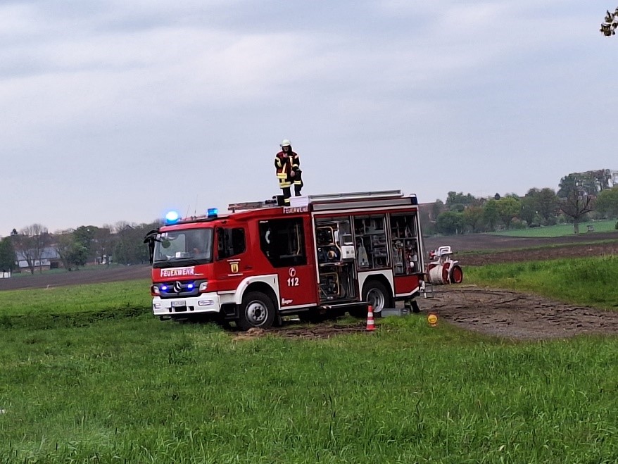 Die Position des Lookout, konnte während der Übung die gesamte Lage von oben im Blick behalten Die Position des Lookout, konnte während der Übung die gesamte Lage von oben im Blick behalten